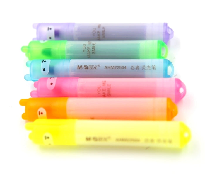 SET SURLIGNEURS 6 COULEURS - NINJA