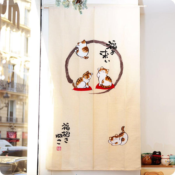 Noren Chat - Porte Bonheur | Moshi Moshi Paris Japon