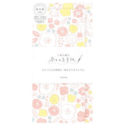 Papier Lettre Enveloppe Washi Japonais - Camelia | Moshi Moshi Paris