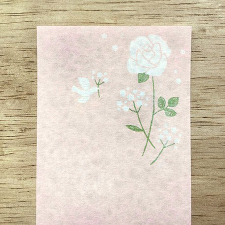Papier Lettre Enveloppe Washi Japonais - Rose | Moshi Moshi Paris