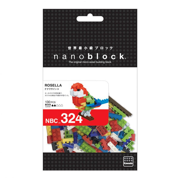 Nanoblock Perruche Omnicolore - Oiseau | Moshi Moshi Paris
