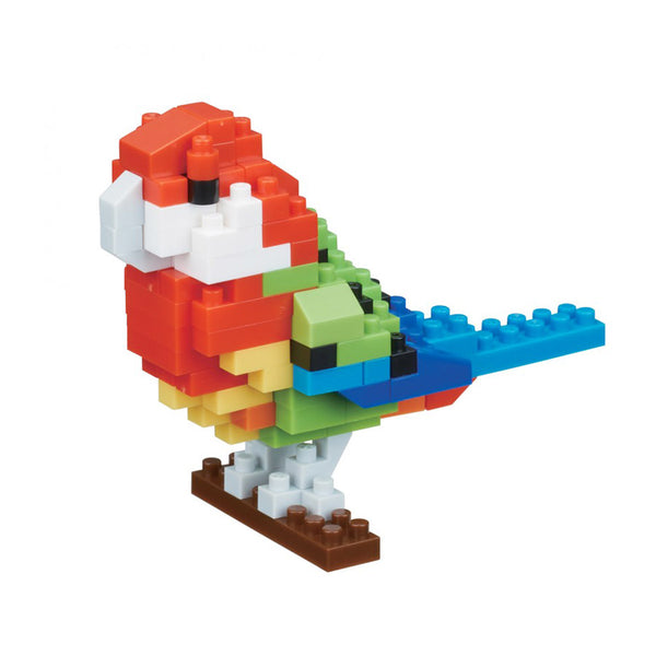 Nanoblock Perruche Omnicolore - Oiseau | Moshi Moshi Paris