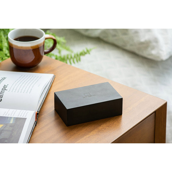 Réveil Click and Clock Noir - Gingko | Moshi Moshi Boutique Paris