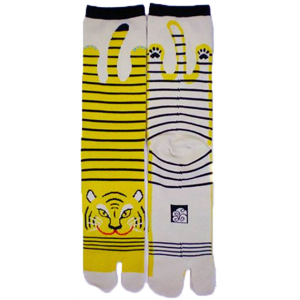 Chaussette Tabi Tigre Tanuki - Made in Japan | Moshi Moshi Paris