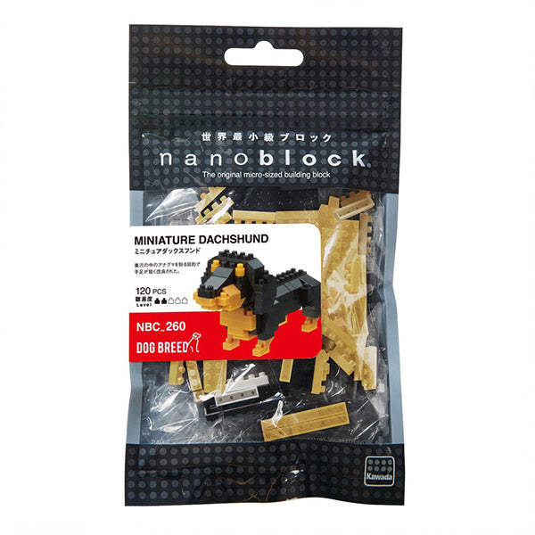 Nanoblock Teckel - Dog Breed | Moshi Moshi Paris Lego