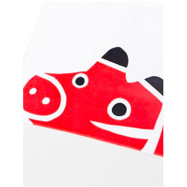 Tenugui Red Beko - Décoration Japonaise | Moshi Moshi Paris