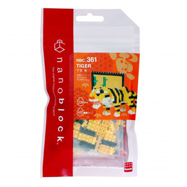 Nanoblock Tigre - Animaux | Moshi Moshi Paris Boutique