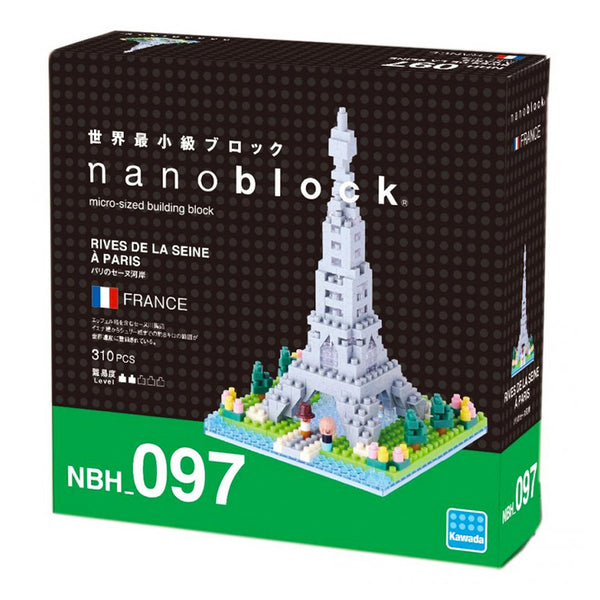 Nanoblock La Tour Eiffel - Paris Seine | Moshi Moshi 