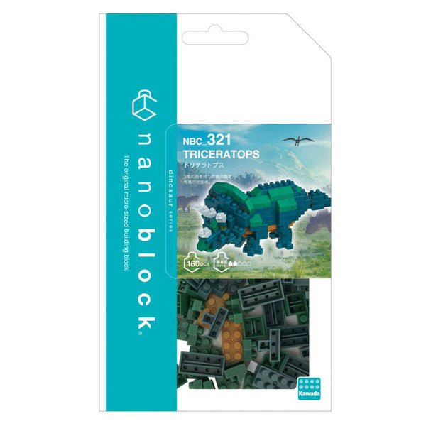 Nanoblock Triceratops - Dinosaure | Moshi Moshi